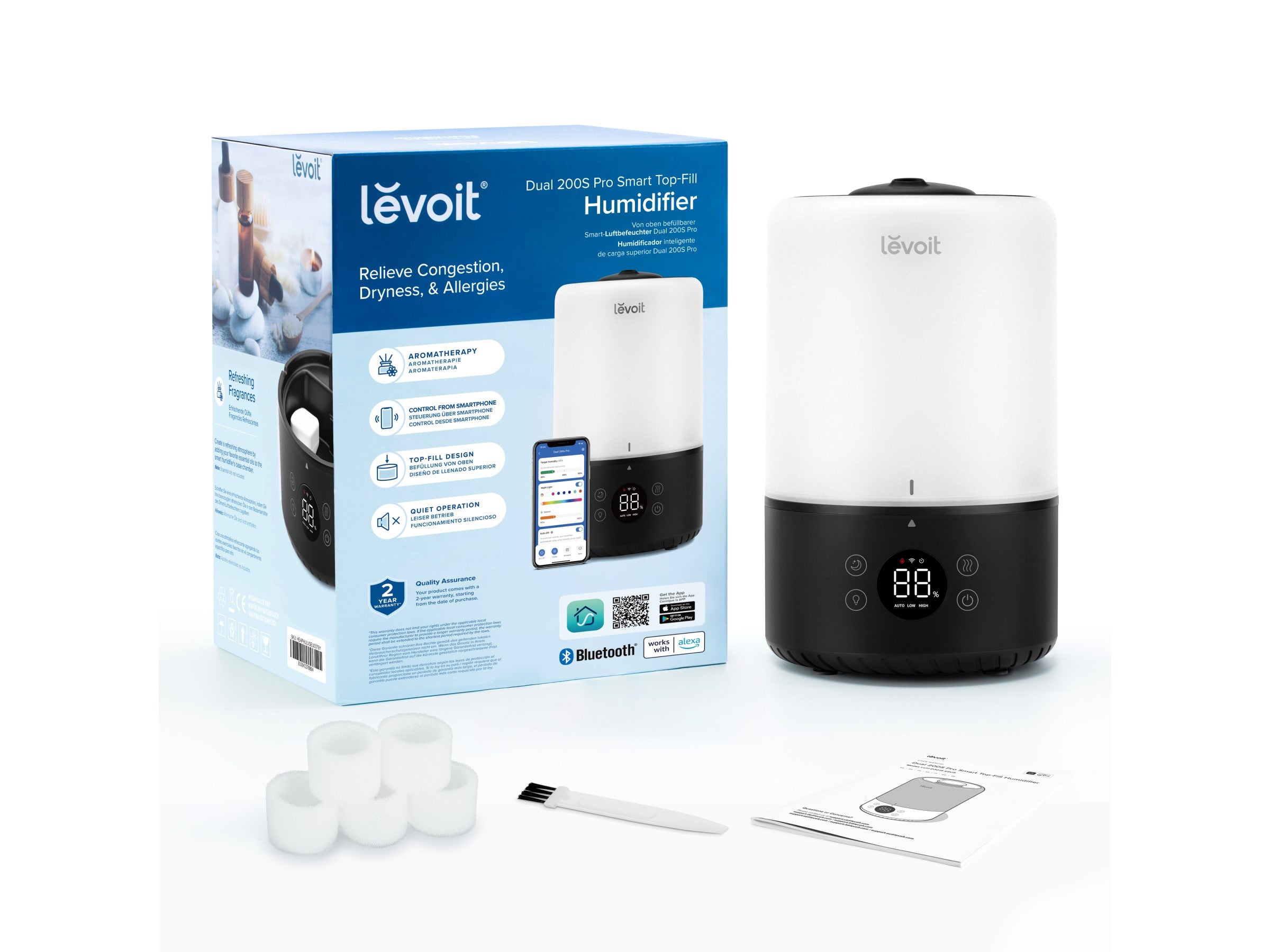 Levoit Dual 200S Pro Smart Luftfuktare