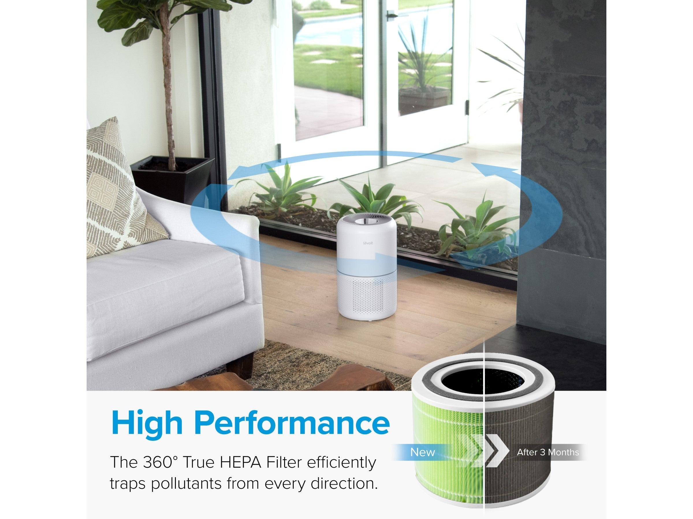 Levoit True HEPA 4-Stage Mold and Bacteria Filter