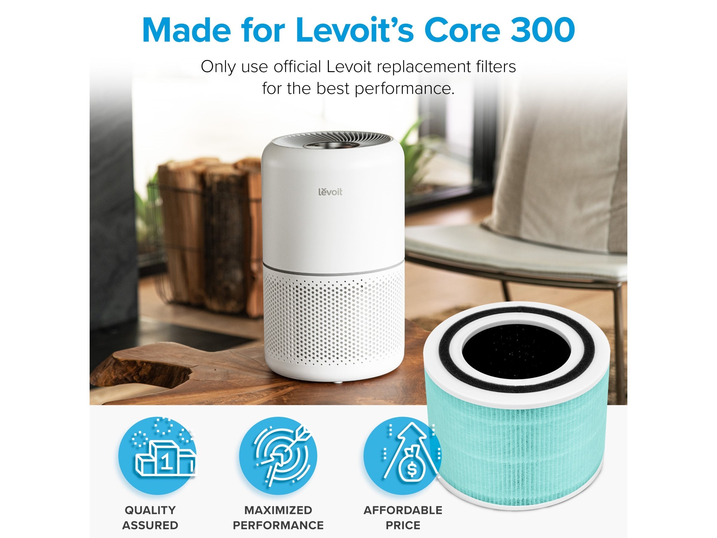 Levoit Core True HEPA 3-Stage Toxin Absorber Filter