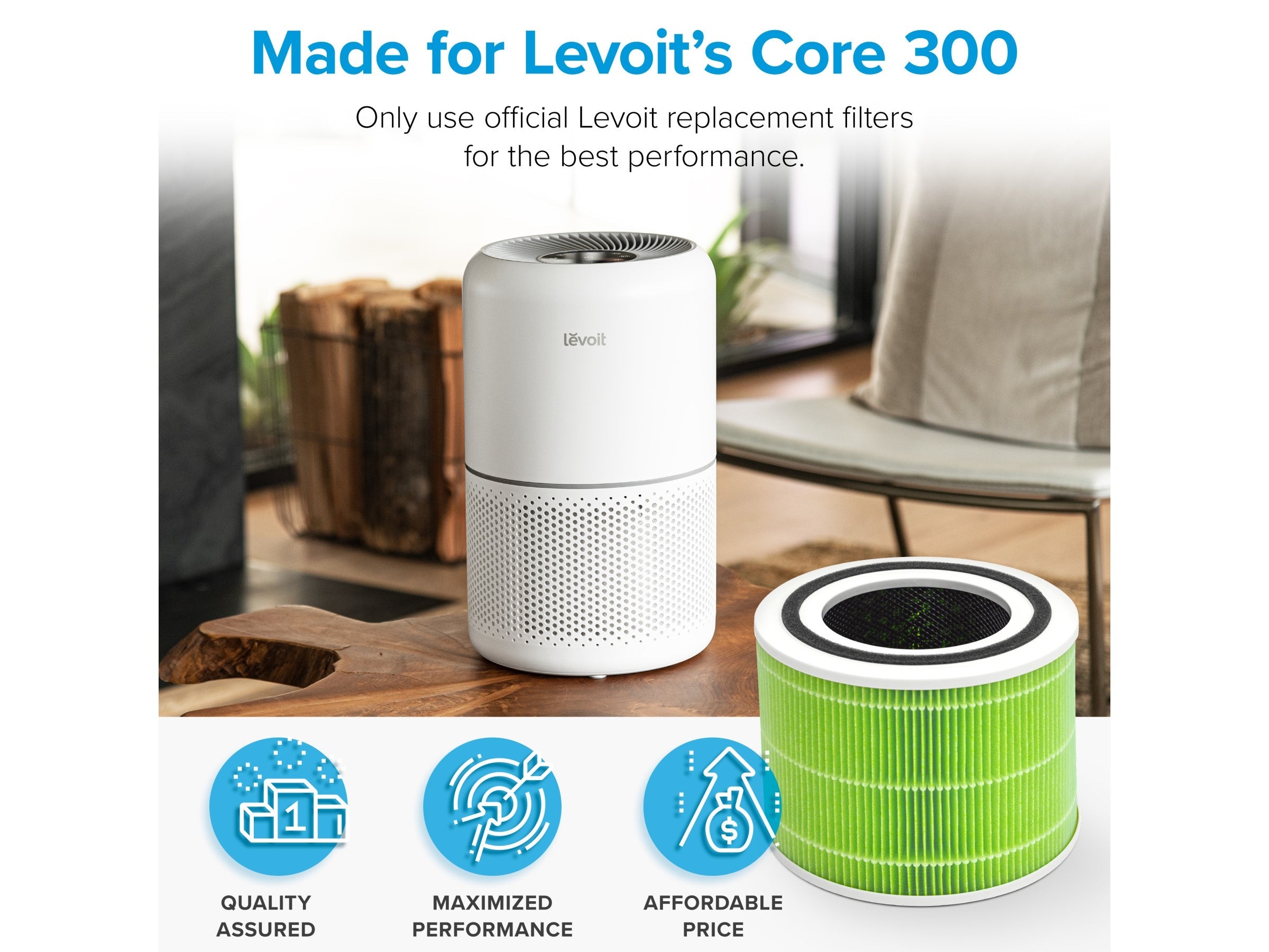 Levoit True HEPA 4-Stage Mold and Bacteria Filter